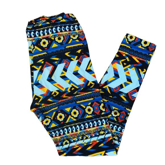 LuLaRoe leggings - OS - chevron - Picture 1 of 5